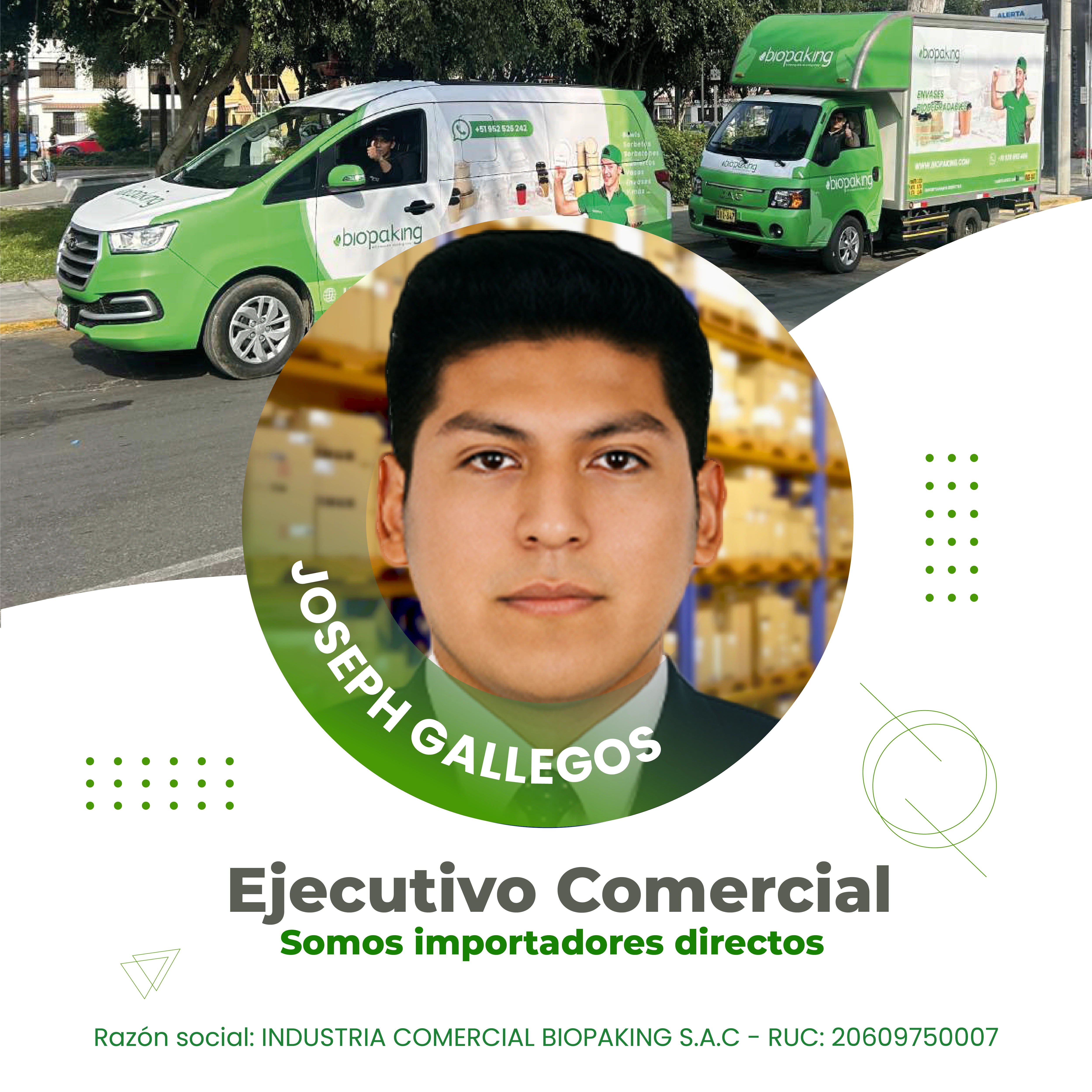 Joseph - contacto de Biopaking