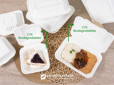 Los envases biodegradables es uno de los símbolos del compromiso ecológico porque contribuye a la disminución del consumo de los envases tradicionales de plastico