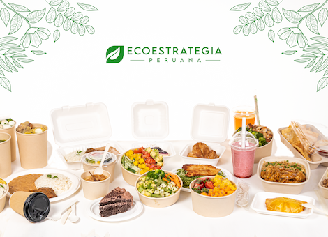 Eco estrategia peruana es una empresa ubicada en el Perú de envases biodegradables y descartables. Contamos con gran variedad de productos, solicita tu muestra