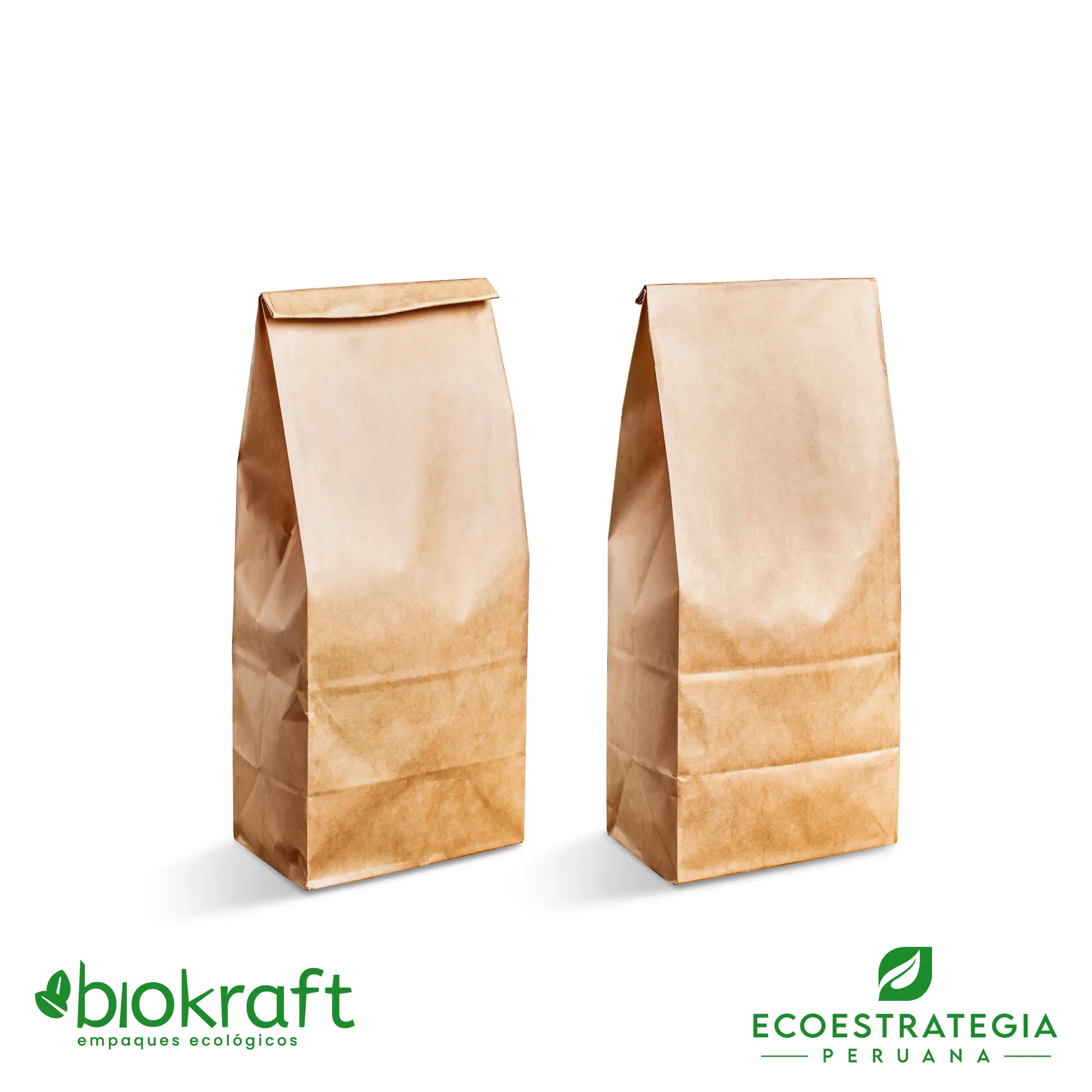 Bolsa biodegradable de papel kraft número 12 Esta bolsa de papel Kraft tiene un grosor de 60 gr y un peso de 17gr. Bolsas biodegradables y ecológicas reutilizables y personalizadas. Ideal para delivery