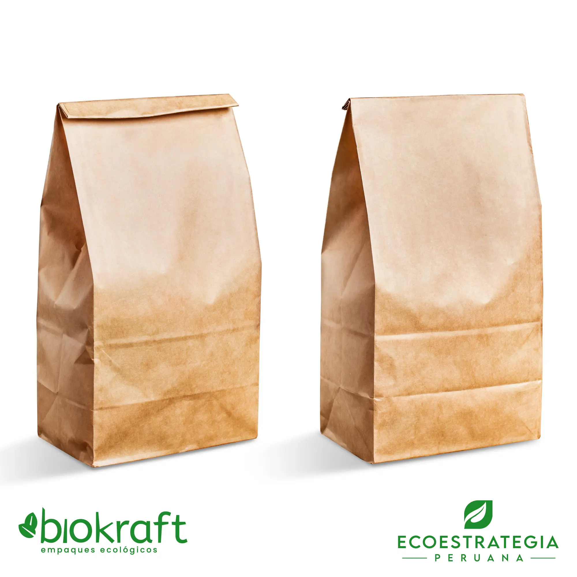 Esta bolsa de papel Kraft tiene un grosor de 60 gr y un peso de 23gr. Bolsas biodegradables y ecológicas reutilizables y personalizadas. Ideal para delivery
