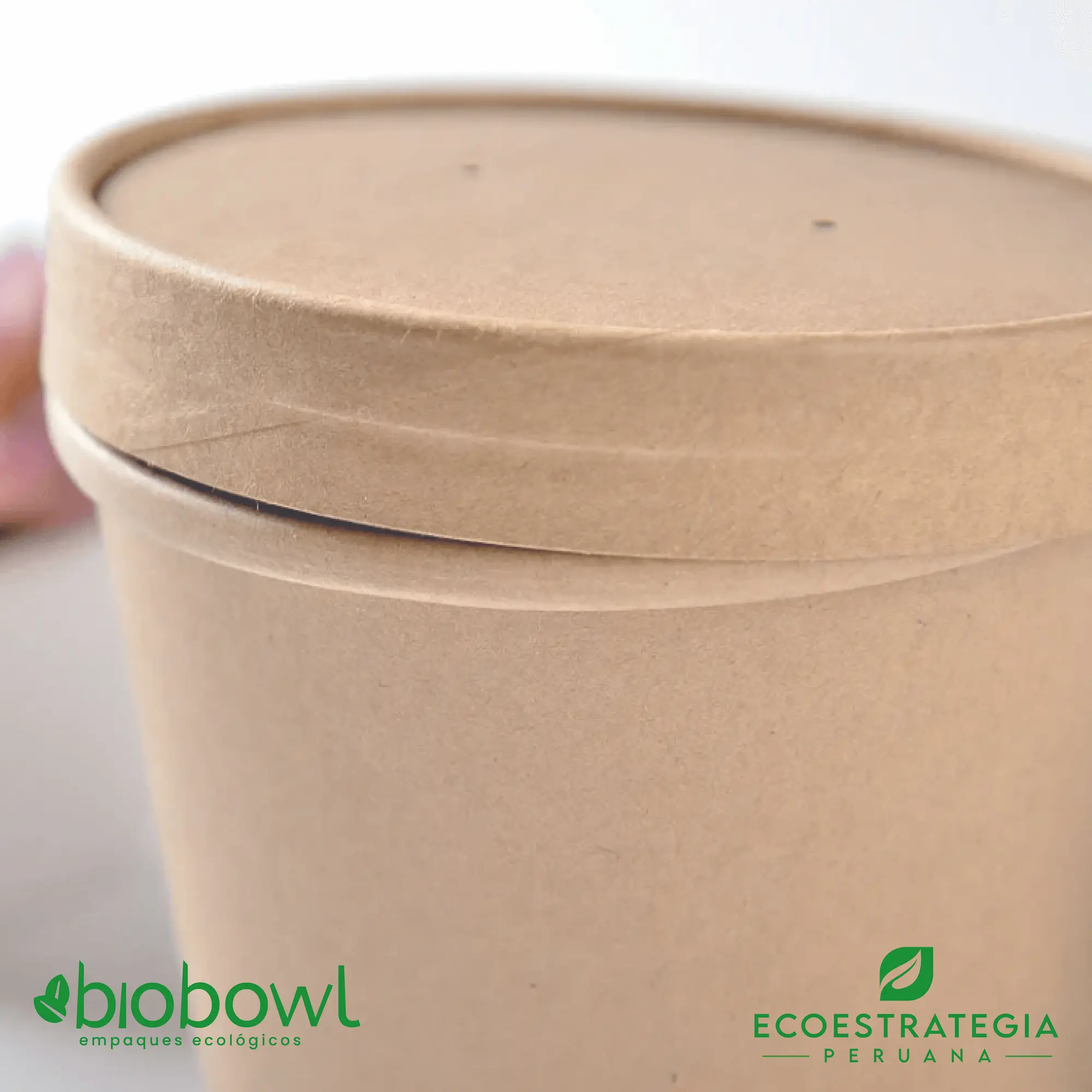 Este bowl sopero biodegradable de 32 oz es a base de fibra de bambu. Envases descartables con gramaje ideal, cotiza tus empaques, platos y tapers para helados