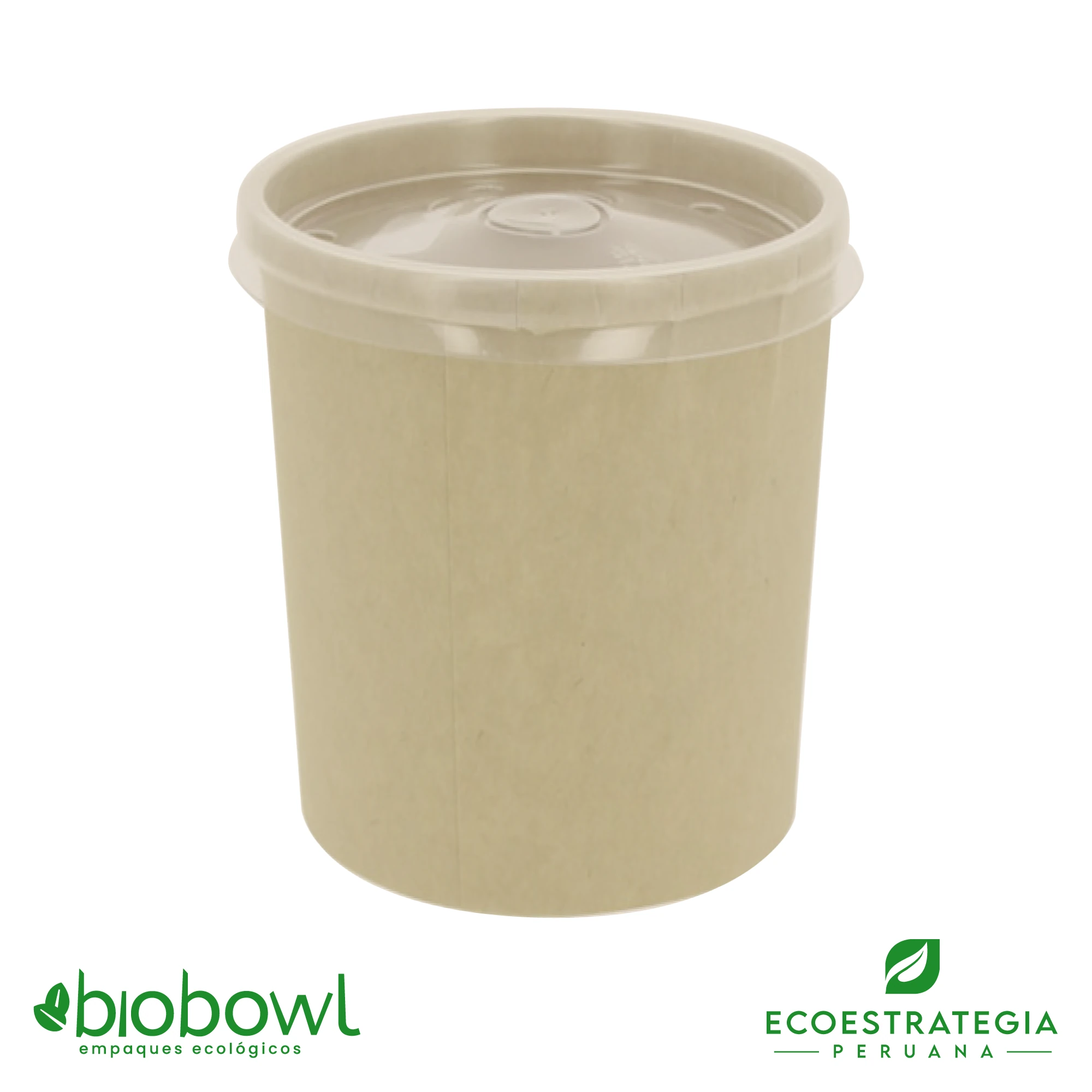 Este bowl sopero biodegradable de 32 oz es a base de fibra de bambu. Envases descartables con gramaje ideal, cotiza tus empaques, platos y tapers para helados