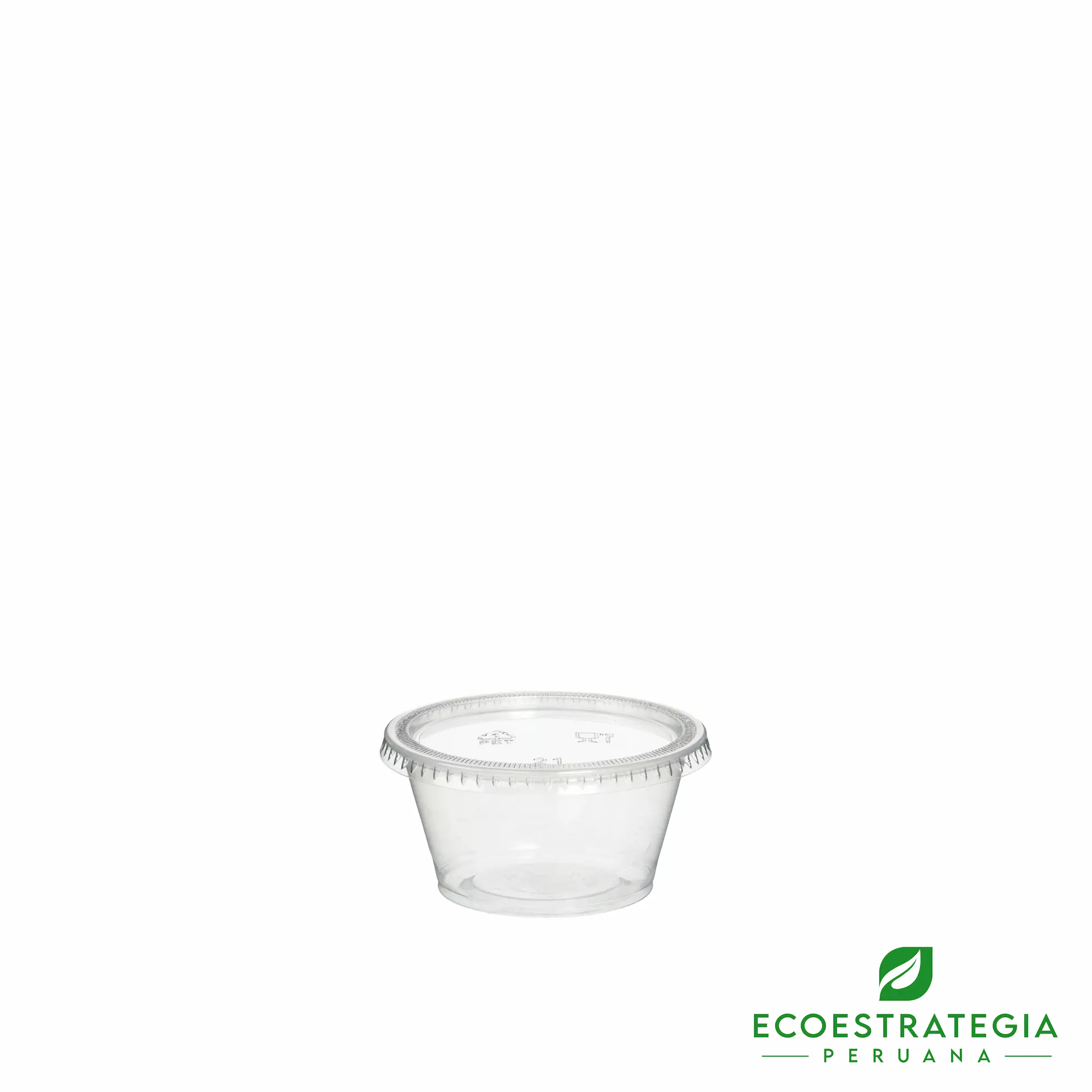 Eco Estrategia Peruana: Salsero descartable pet 2oz