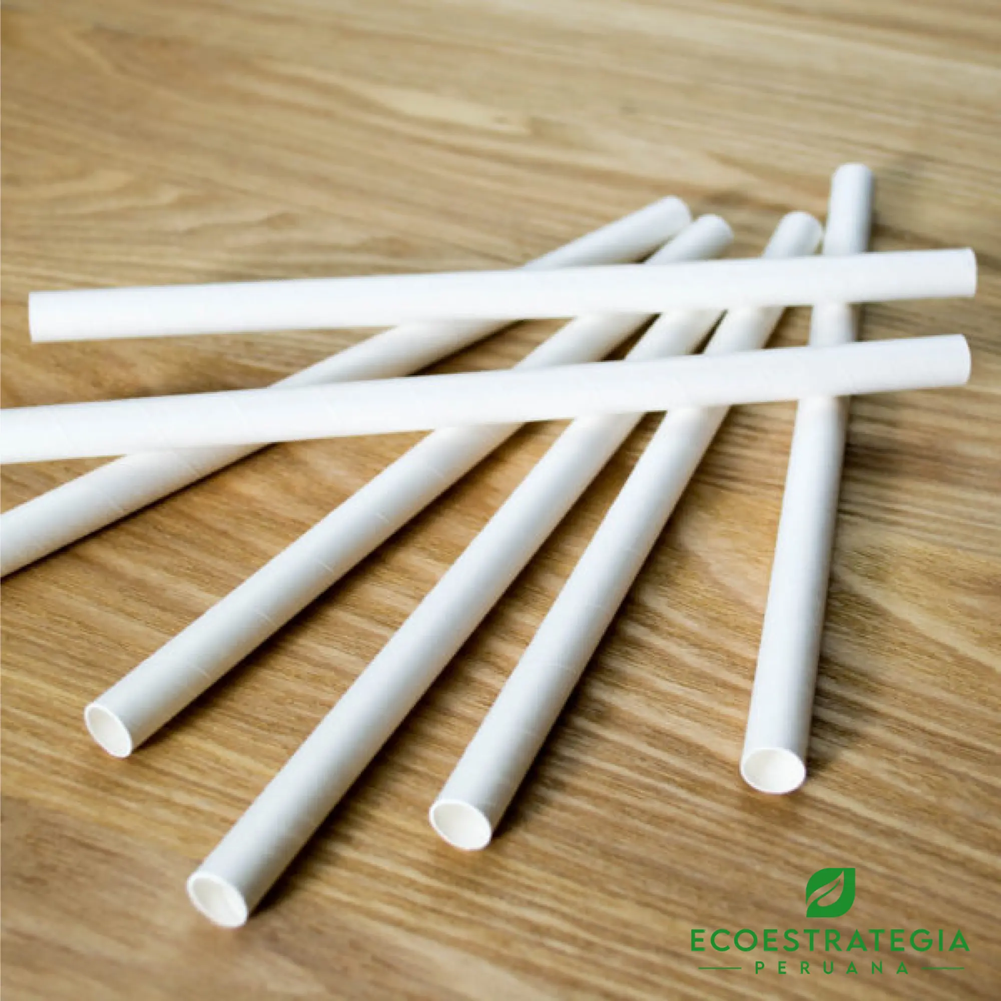 Sorbete de papel biodegradable 6 mm Este sorbete de 6 mm es un producto de materiales ecológicos, hecho a base de papel biodegradable. Cotiza sorbetes, cañitas y popotes para bebidas