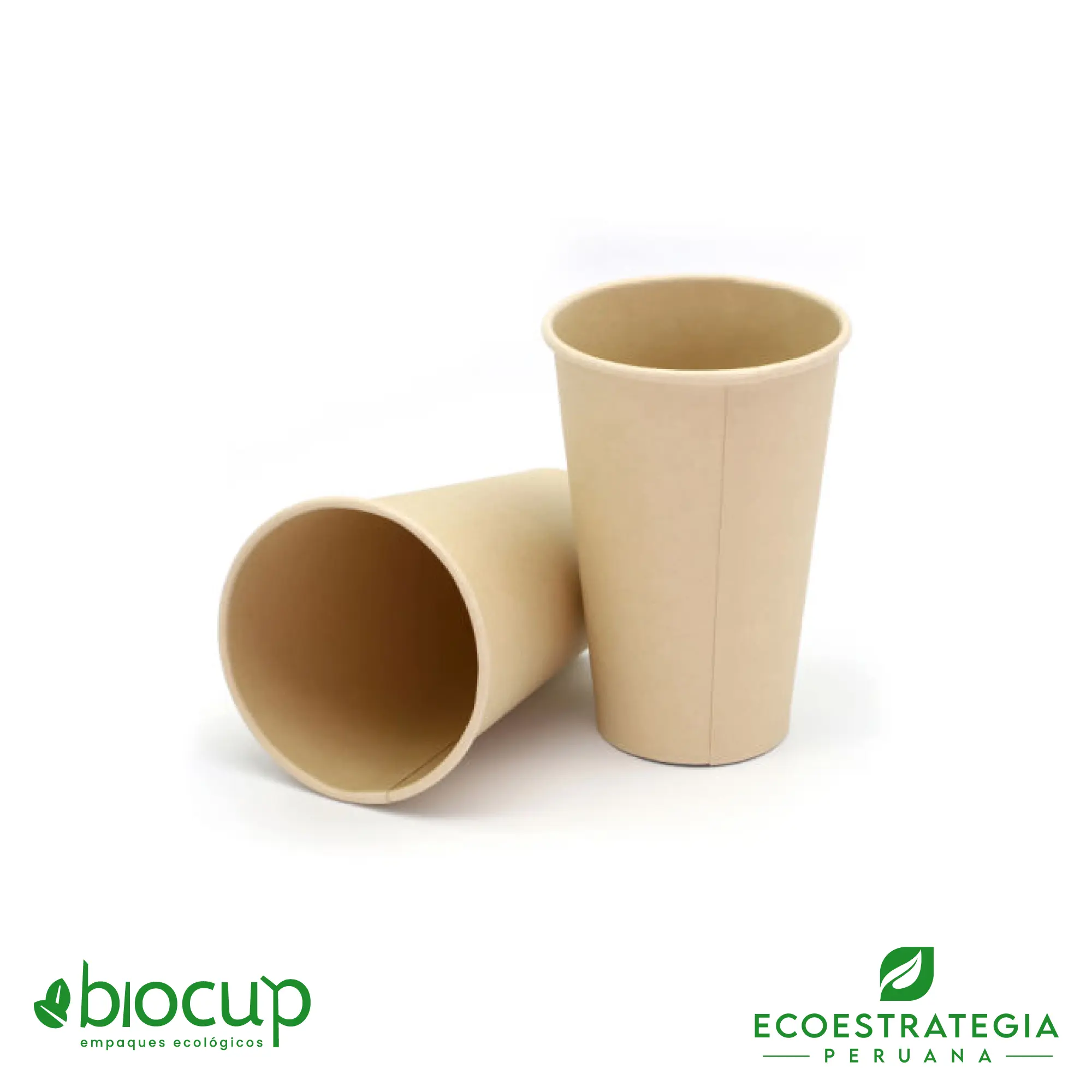 Este vaso de 16 oz es un producto de materiales biodegradables y compostables, hecho a base de fibra de bambú. Cotiza tus vasos para bebidas frías o calientes