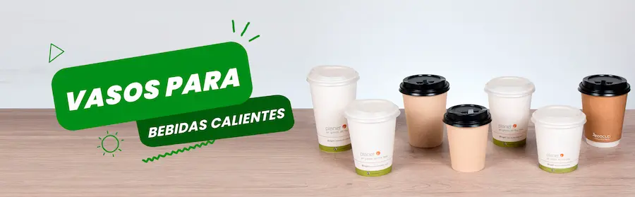 vasos para bebidas calientes Biopaking