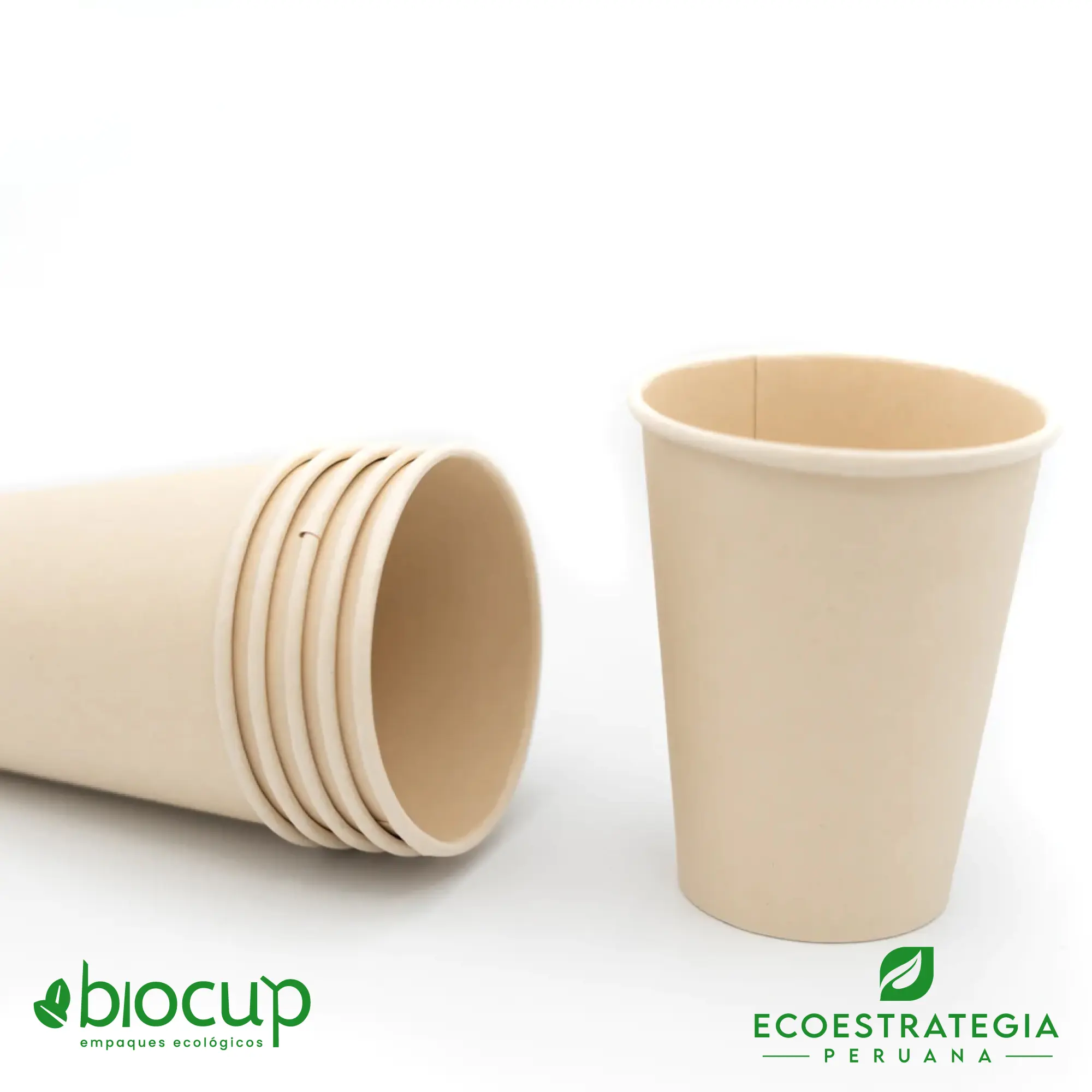 Este vaso de 10 oz es un producto de materiales biodegradables y compostables, hecho a base de fibra de bambú. Cotiza tus vasos para bebidas frias o calientes