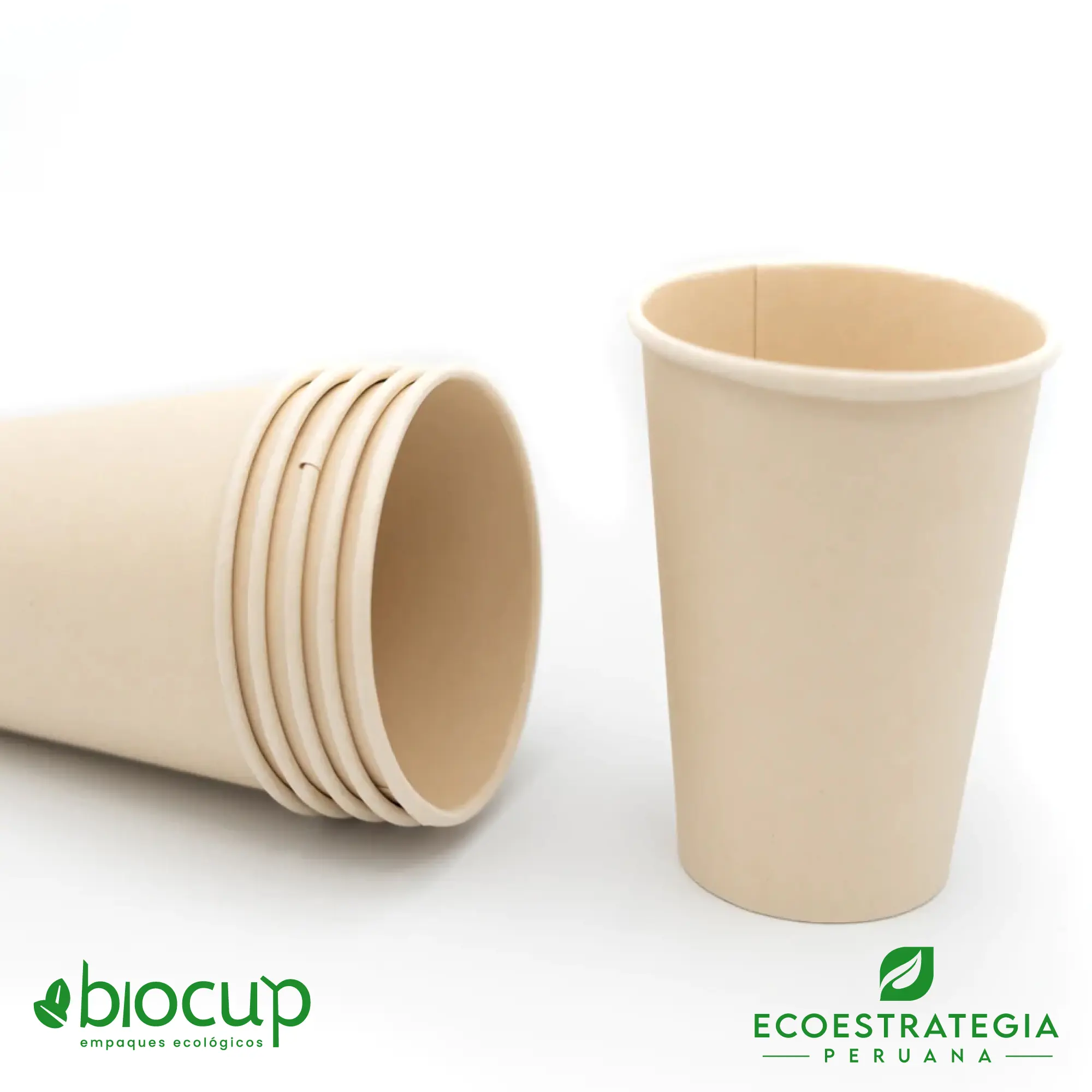 Este vaso de 14 oz es un producto de materiales biodegradables y compostables, hecho a base de fibra de bambú. Cotiza tus vasos para bebidas frias o calientes