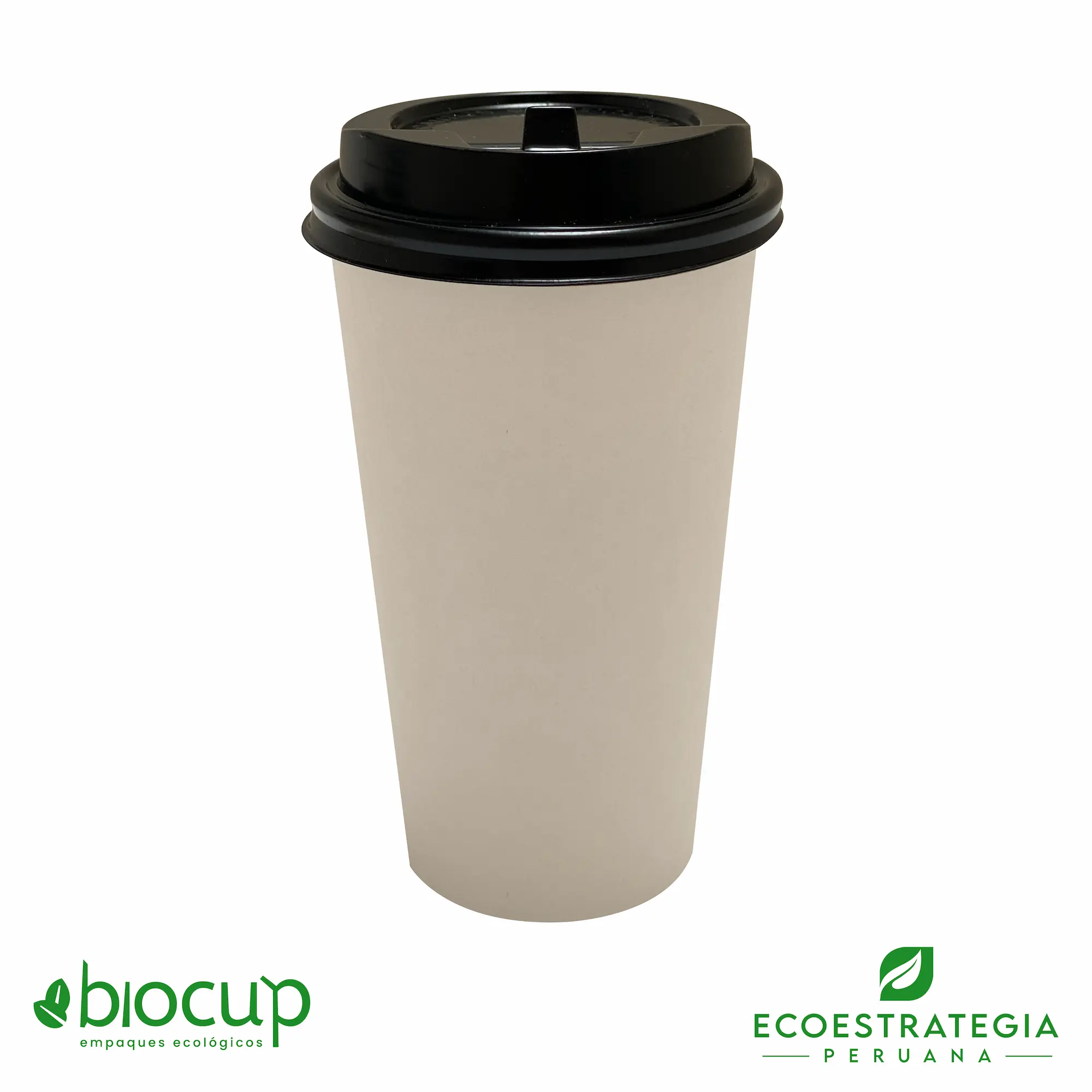 Este vaso de 16 oz es un producto de materiales biodegradables y compostables, hecho a base de fibra de bambú. Cotiza tus vasos para bebidas frías o calientes