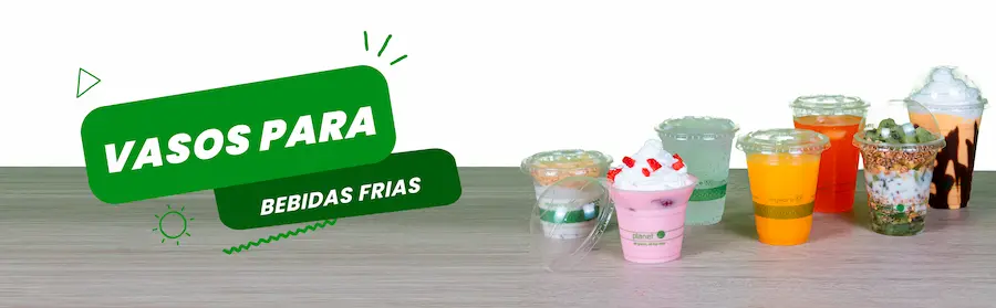 Estos vasos biodegradables para bebidas son productos reciclables. Cotiza tus vasos plástico pet transparentes, descartable, antiderrame y desechable ecológico