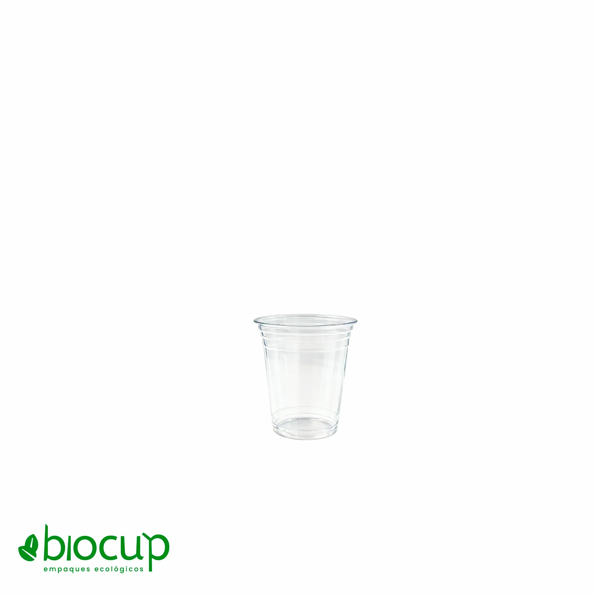 Vaso PET transparente de 8oz ideal para jugos, refrescos, smoothies y bebidas frías